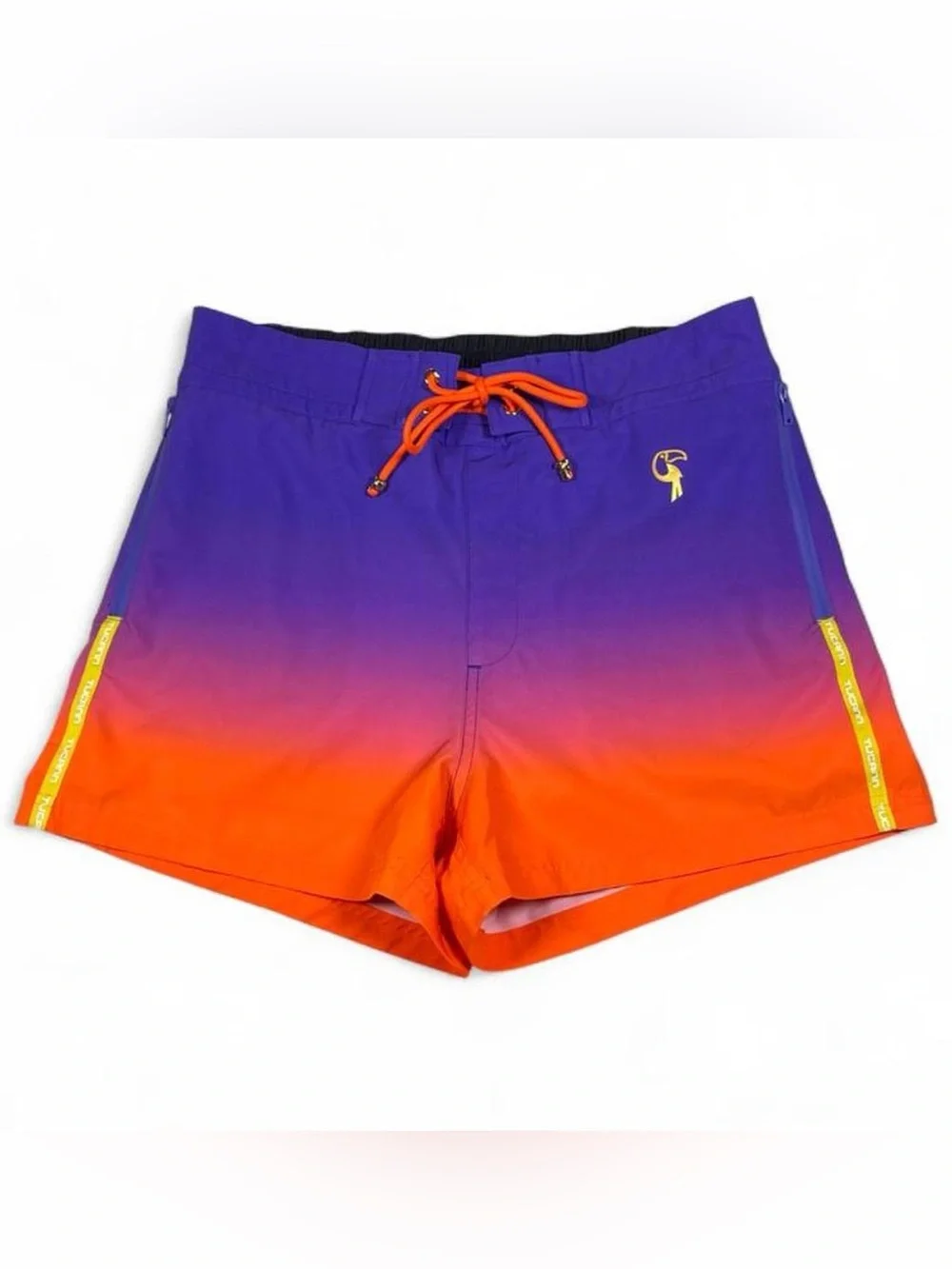 NWOT! Tucann Faded Crimson Swim Shorts Men’s Size M Board Shorts Trunks Beach